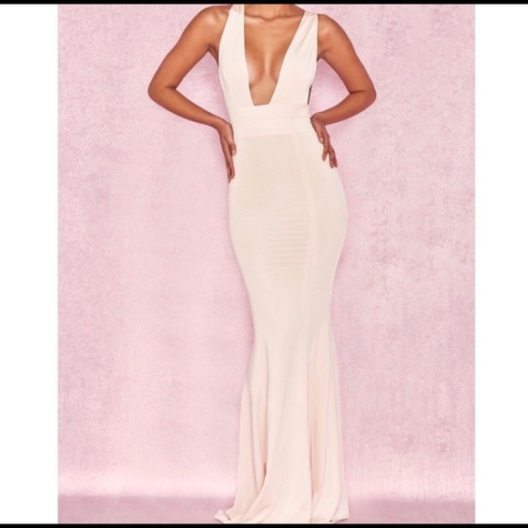 Dresses & Skirts - House of CB plunge gown (w/ additional pics)